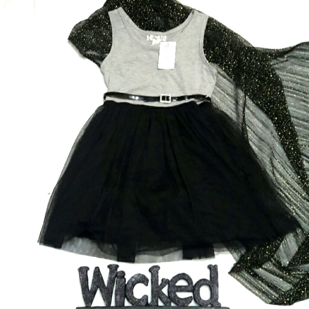 NWT Perfect Black Costume Girls 8 Dress